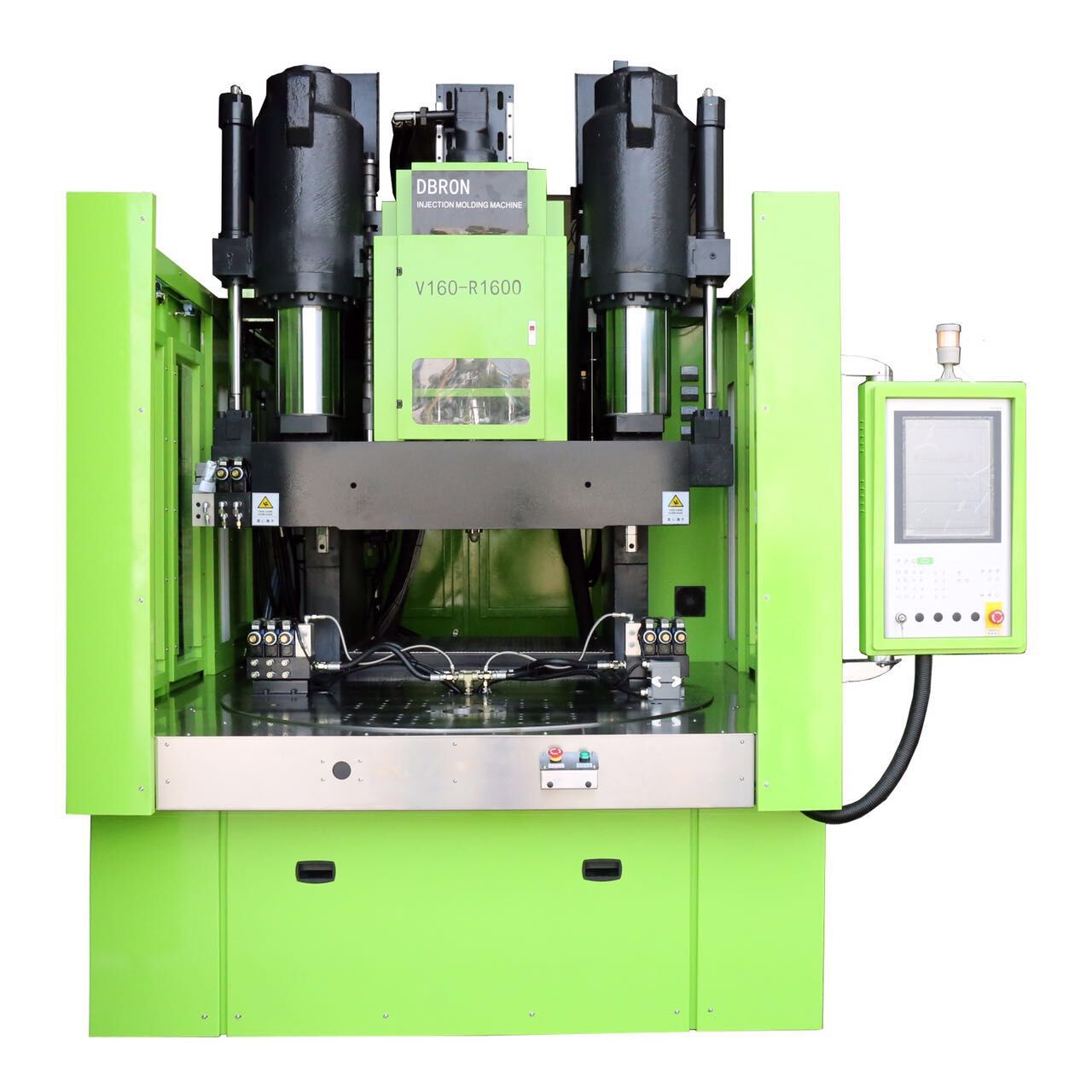 WL-A08004-A04PDU組件 產(chǎn)品厚度1-3mm，一體注塑成型轉盤注塑機展示160T